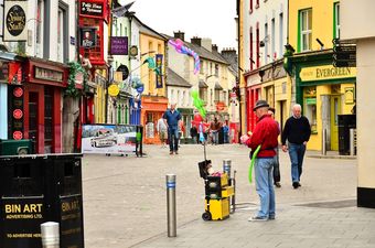 PIC: Galway pub readies itself for Galway Races with massive delivery of kegs stacked outside