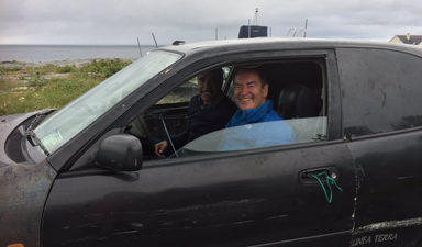 Something tells us Jeff Stelling and Chris Kamara were very surprised by their trip to the Aran Islands
