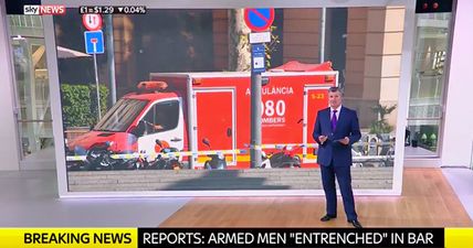 Spanish police say two armed men are ‘entrenched’ in bar following Barcelona terror attack