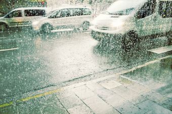 A number of roads in Dublin are flooded this morning
