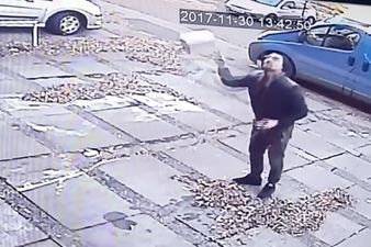WATCH: If you ever order a package online, you don’t want this guy delivering it to your house
