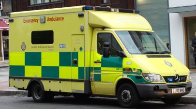 England fans destroy an ambulance following their quarter final win over Sweden