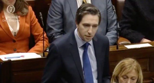 Simon Harris protest