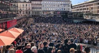 WATCH: There is a huge public tribute taking place in Avicii’s hometown