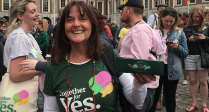 After Eight had the perfect response to the lady giving out their chocolates at yesterday’s repeal crowd