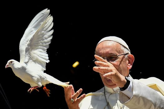Pope stamp