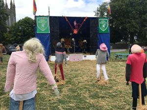 PICS: There was a Scarecrow Festival in Laois this weekend and somebody perfectly recreated Electric Picnic… with scarecrows