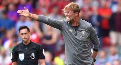 Jürgen Klopp’s celebration for Liverpool’s second goal against West Ham was absolutely bizarre