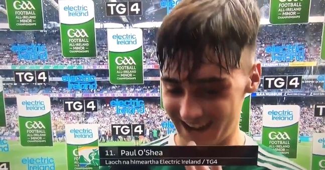 Kerry minor Paul O'Shea f-bomb interview