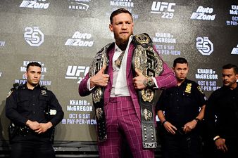 WATCH: The first face-off between Conor McGregor and Khabib Nurmagomedov