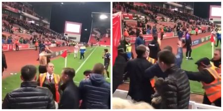 WATCH: Footage of football fans verbally abusing James McClean for not wearing a poppy