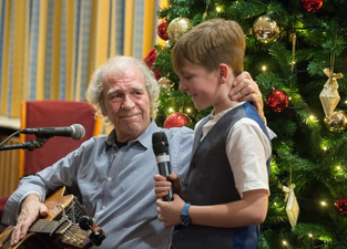 WATCH: 9-year-old brings Leinster House to tears with his song