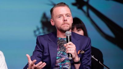 PIC: Simon Pegg shows off dramatic body transformation for new film