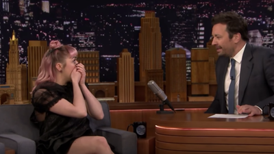 WATCH: Maisie Williams shocks audience with “spoiler” on April Fool’s Day