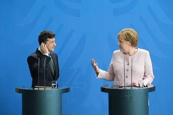 Angela Merkel suffers shaking episode at Berlin ceremony