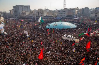 Up to 40 people killed in a stampede at Soleimani’s funeral in Iran