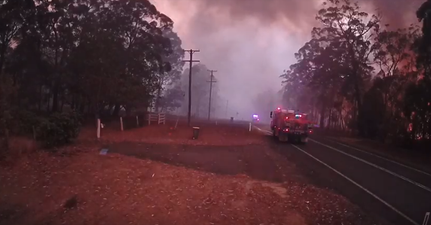 Australian fire brigade post truly scary video of a bushfire spreading wildly in just three minutes