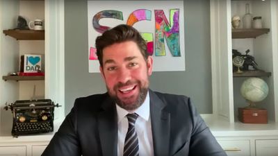 Steve Carell and John Krasinski having a mini-Office reunion is what we all needed today