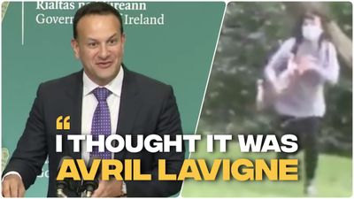 Leo Varadkar laughs off pointless act of cowardice