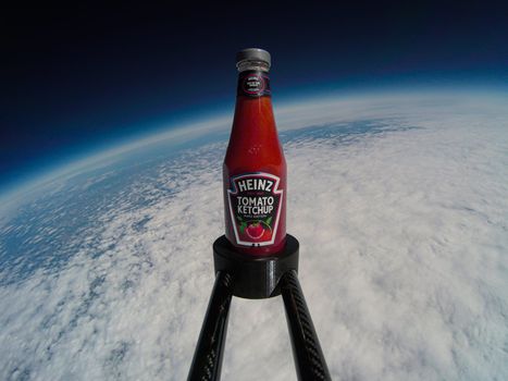 heinz tomato ketchup space