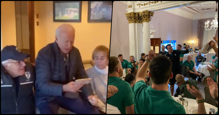 “How the hell did you do it without the Kearney brothers?” Joe Biden calls Irish team after All-Blacks win