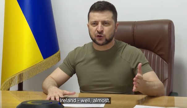 Zelensky Ireland