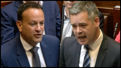 “Cheap shot” – Leo Varadkar and Pearse Doherty engage in extraordinarily personal Dáil row