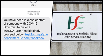 HSE warn public of Omicron close contact scam text