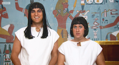Star of Horrible Histories says cast arguably did ‘blackface’ by getting spray tans to play Egyptians
