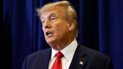 Donald Trump demands ‘purposefully distorted’ portrait be taken down immediately