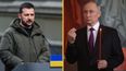 Zelensky and Putin both visit troops on Ukrainian frontline