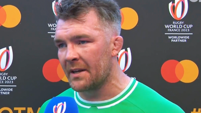 Referee’s microphone picks up Peter O’Mahony comments after Sexton hit