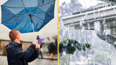Status Yellow rain warning issued for three counties with risk of flooding