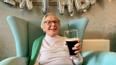 Woman, 104, says secret to long life is ‘a Guinness a day and don’t marry’
