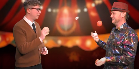 WATCH: Michael Fry meets juggler Stephen McGinley
