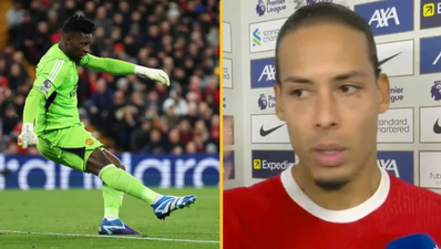 Reports emerge of what Virgil van Dijk said to Onana at half time of Liverpool vs Man United
