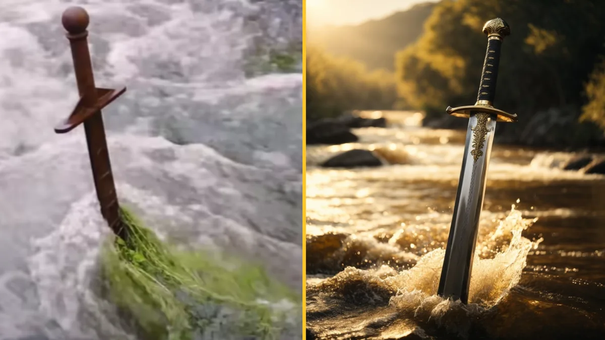 700-year-old sword discovered stuck in a rock