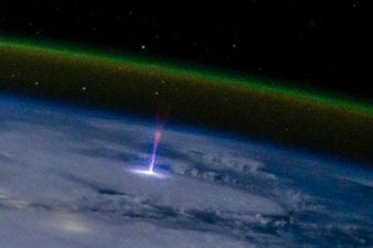 Astronaut shares image of mysterious ‘blue jet-sprite’ seen from ISS