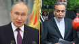 Iran’s foreign minister travels to Russia for ‘serious consultations’ with Vladimir Putin