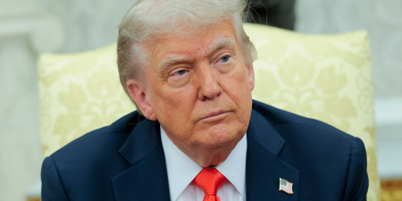 Trump caught ‘dropping off’ during his own military parade for 79th birthday
