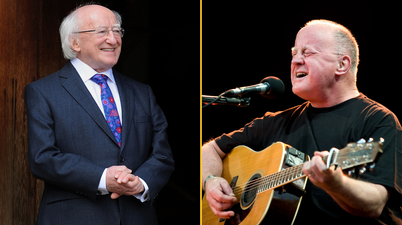 Christy Moore releases spoken word tribute to President Michael D. Higgins