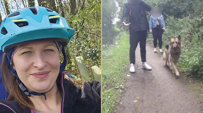 Cyclist pushed into canal by dog walker after being accused of ‘not slowing down’